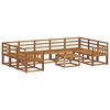 vidaXL Ensemble de canap&eacute;s d'ext&eacute;rieur 10 pcs Naturel