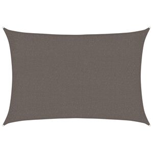 vidaXL Voile d'ombrage 160 g/m&sup2; Anthracite 2x2,5 m PEHD