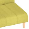 vidaXL Canap&eacute;-lit &agrave; 2 places Vert Tissu