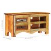 vidaXL Meuble TV 80x30x40 cm Bois de r&eacute;cup&eacute;ration massif
