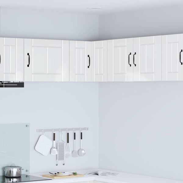 vidaXL Armoire de cuisine Blanc brillant 57 x 57 x 40 cm