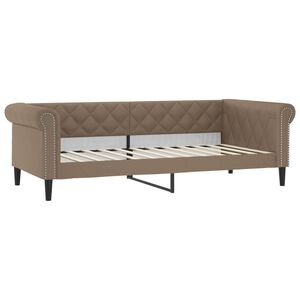 vidaXL Lit de jour cappuccino 100x200 cm similicuir