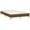 vidaXL Sommier &agrave; lattes de lit avec matelas Marron fonc&eacute; 120x200 cm