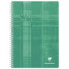 Clairefontaine Cahiers &agrave; reliure spiral&eacute;e A4 90 Feuilles r&eacute;glure 5 pcs