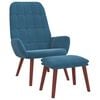 vidaXL Fauteuil relaxant velours vert fonc&eacute;