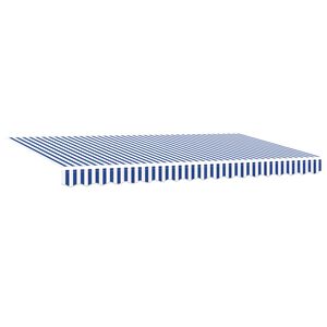 vidaXL Auvent r&eacute;tractable Bleu 350 x 200 cm tissu