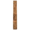vidaXL &Eacute;tag&egrave;re murale en forme de cube vieux bois 90x15x119,5 cm