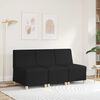 vidaXL | Unit&eacute; de Sofa Modulaire Sans Accoudoirs | Noir 55 x 74 x 82 cm