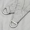 vidaXL Voile d'ombrage gris clair 4,5x4,5x4,5 m 100% polyester oxford