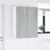 vidaXL Armoire suspendue avec stockage Gris Sonoma 80 x 31 x 100 cm