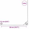 vidaXL B&acirc;che 650g / m&sup2; Beige 5 x 6 m Toile avec rev&ecirc;tement en PVC