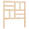 vidaXL T&ecirc;te de lit 81x4x104 cm Bois massif de pin