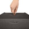 LECHUZA Jardini&egrave;re CANTO Stone 30 Low ALL-IN-ONE Noir graphite