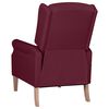 vidaXL Fauteuil de massage inclinable Violet Tissu