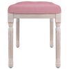 vidaXL Banc Rose 80x40x49 cm Velours