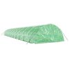 vidaXL Serre avec cadre en acier vert 110 m² 22x5x2,3 m