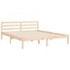 vidaXL Cadre de lit sans matelas 160x200 cm bois massif