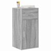 vidaXL Buffet avec tiroir Gris Sonoma 38 x 34 x 75 cm