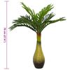 vidaXL Palmier artificiel 9 feuilles 70 cm vert