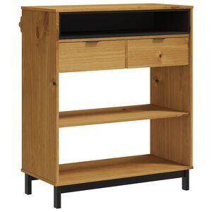 vidaXL Table de bar FLAM 92x45x110 cm bois massif Pin