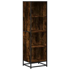 vidaXL Biblioth&egrave;que ch&ecirc;ne fum&eacute; 40x35x139 cm bois d'ing&eacute;nierie