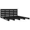 vidaXL Cadre de lit sans matelas noir 140x190 cm bois de pin massif