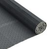 vidaXL Tapis rectangulaire gris 100x500 cm bambou