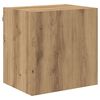 vidaXL Meuble TV mural 40,5x30x40cm Ch&ecirc;ne artisanal Bois d'ing&eacute;nierie