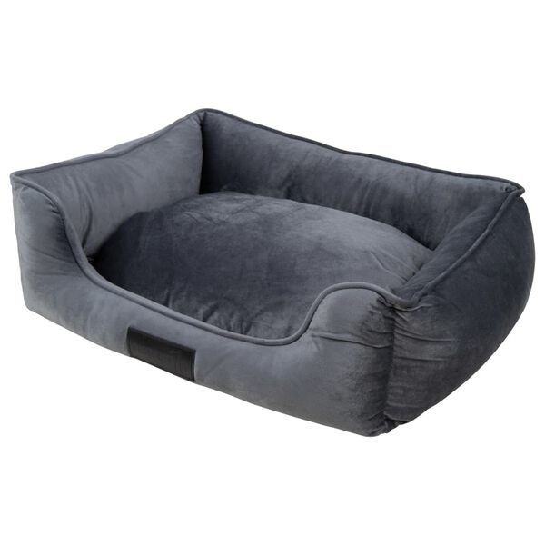 DISTRICT70 Lit pour animaux de compagnie VELURO Gris S