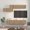 vidaXL Ensemble meuble TV 7 pcs ch&ecirc;ne artisanal 60 x 30 x 30 cm
