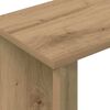 vidaXL Table d'appoint Ch&ecirc;ne artisanal 35 x 25 x 50 cm