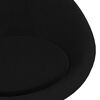 vidaXL Chaise &agrave; manger Noir Velours