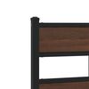 vidaXL Cadre de lit sans matelas avec t&ecirc;te de lit 100x200 cm