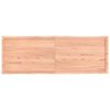 vidaXL Dessus de table bois massif trait&eacute; bordure assortie