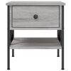 vidaXL Table de chevet sonoma gris 40x42x45 cm bois d'ing&eacute;nierie