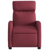 vidaXL Fauteuil de massage inclinable Rouge bordeaux Tissu