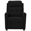 vidaXL Fauteuil de massage Noir Tissu