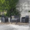 Keter Canap&eacute; 2 places de jardin Rosalie Graphite