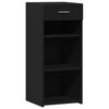 vidaXL Buffet noir 40x42,5x93 cm bois d'ing&eacute;nierie