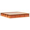vidaXL Cadre de lit Cire marron 180 x 200 cm Bois de pin massif