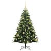 vidaXL Arbre de No&euml;l artificiel &agrave; charni&egrave;res 150 LED Vert 120 cm
