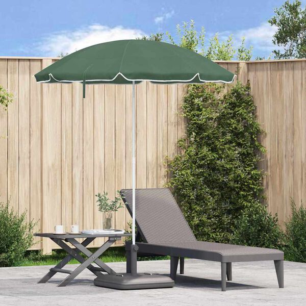 vidaXL Parasol Vert 161 x 161 x 193 cm Polyester