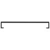 vidaXL Pieds de meuble 12 pcs Noir 796 x 40,5 x 100 mm Fer