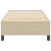 vidaXL Cadre de lit plateforme Vert gris 100 x 200 cm tissu