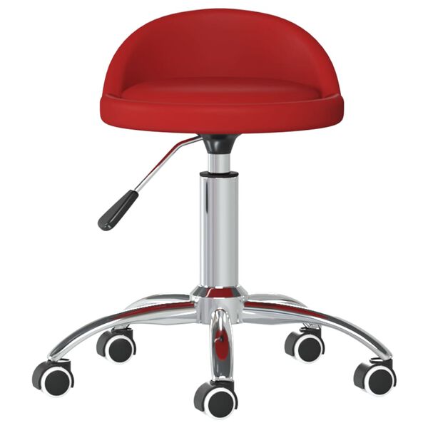 vidaXL Tabouret de massage Rouge bordeaux Similicuir
