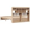 vidaXL Lit biblioth&egrave;que sans matelas 140x200 cm bois massif de pin