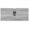 vidaXL Ensemble de mobilier de salle de bain 2 pcs Gris Sonoma