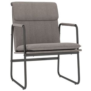 vidaXL Chaise longue Taupe 55x64x80 cm Tissu