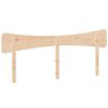 vidaXL T&ecirc;te de lit 180 cm bois massif de pin