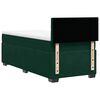 vidaXL Sommier &agrave; lattes de lit avec matelas Vert fonc&eacute; 90x190 cm